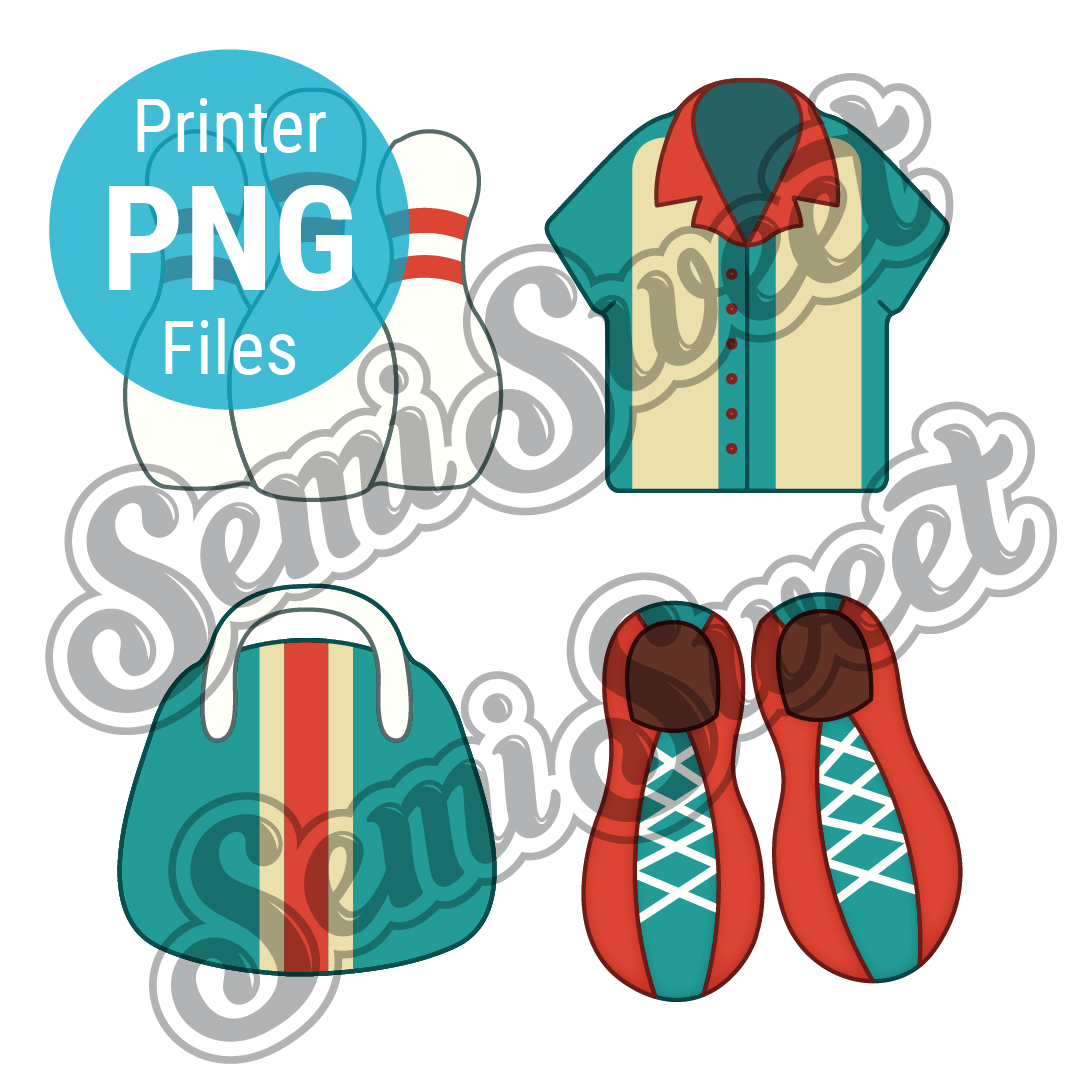 Bowling Set - PNG Images | Semi Sweet Designs