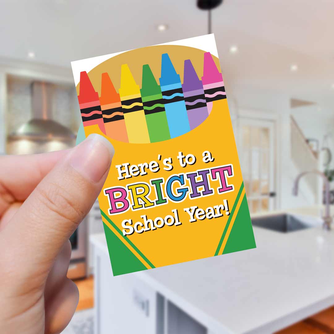 back to school cookie gift tags