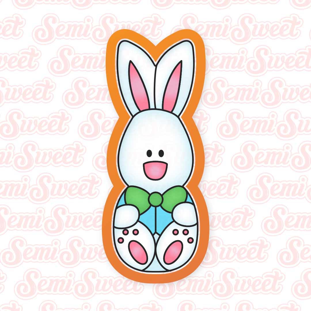 Bunny Easter Stick Cookie Cutter | Semi Sweet Designs