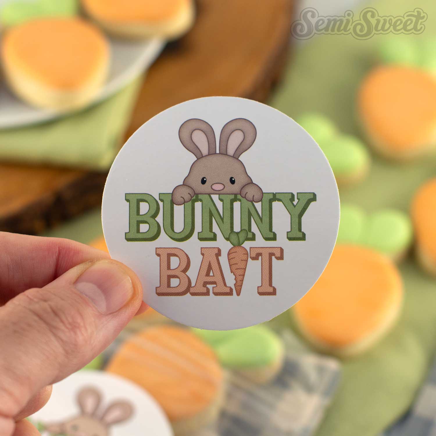 Bunny Bait 2.5" Tag Sticker - Pack of 25