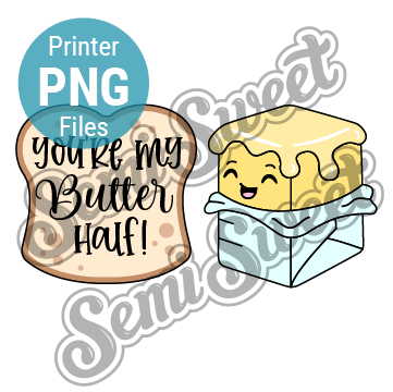 Bread & Butter Set - PNG Images | Semi Sweet Designs