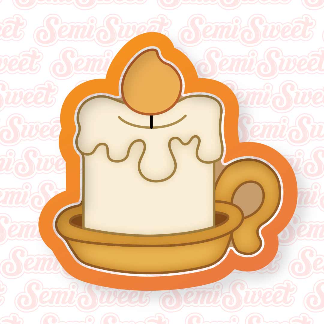 Christmas Candle Cookie Cutter