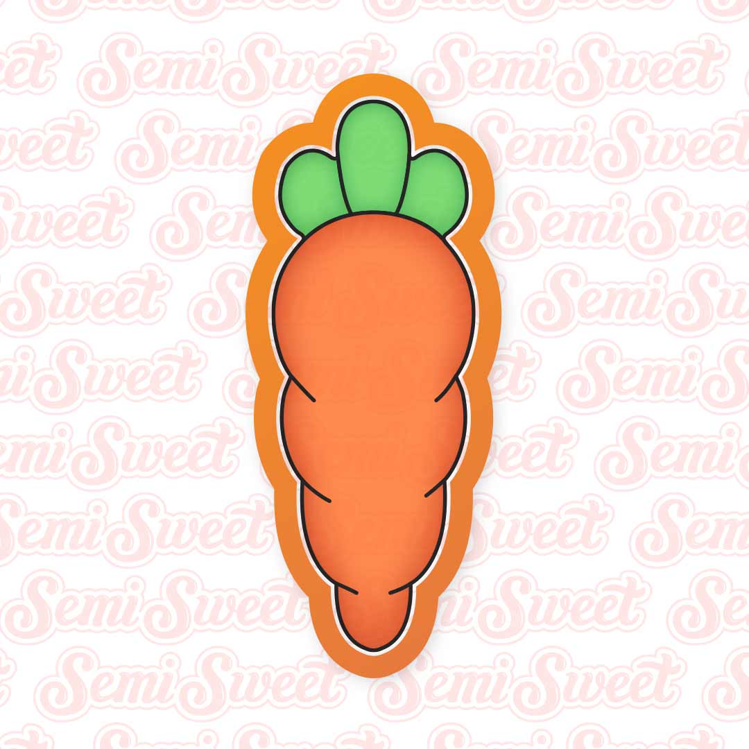 Carrot Easter Stick Cookie Cutter | Semi Sweet Designs