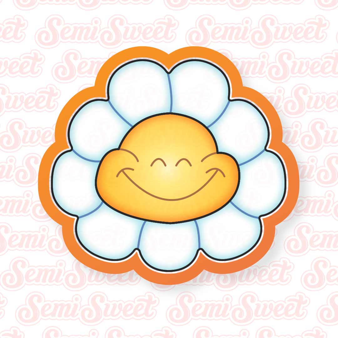 Cheeky Flower Cookie Cutter | Semi Sweet Designs