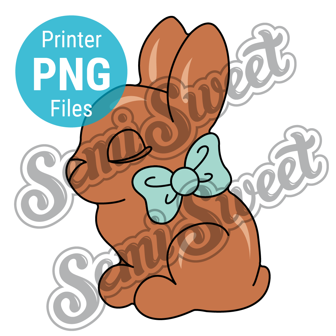 Chocolate Bunny - PNG Images | Semi Sweet Designs