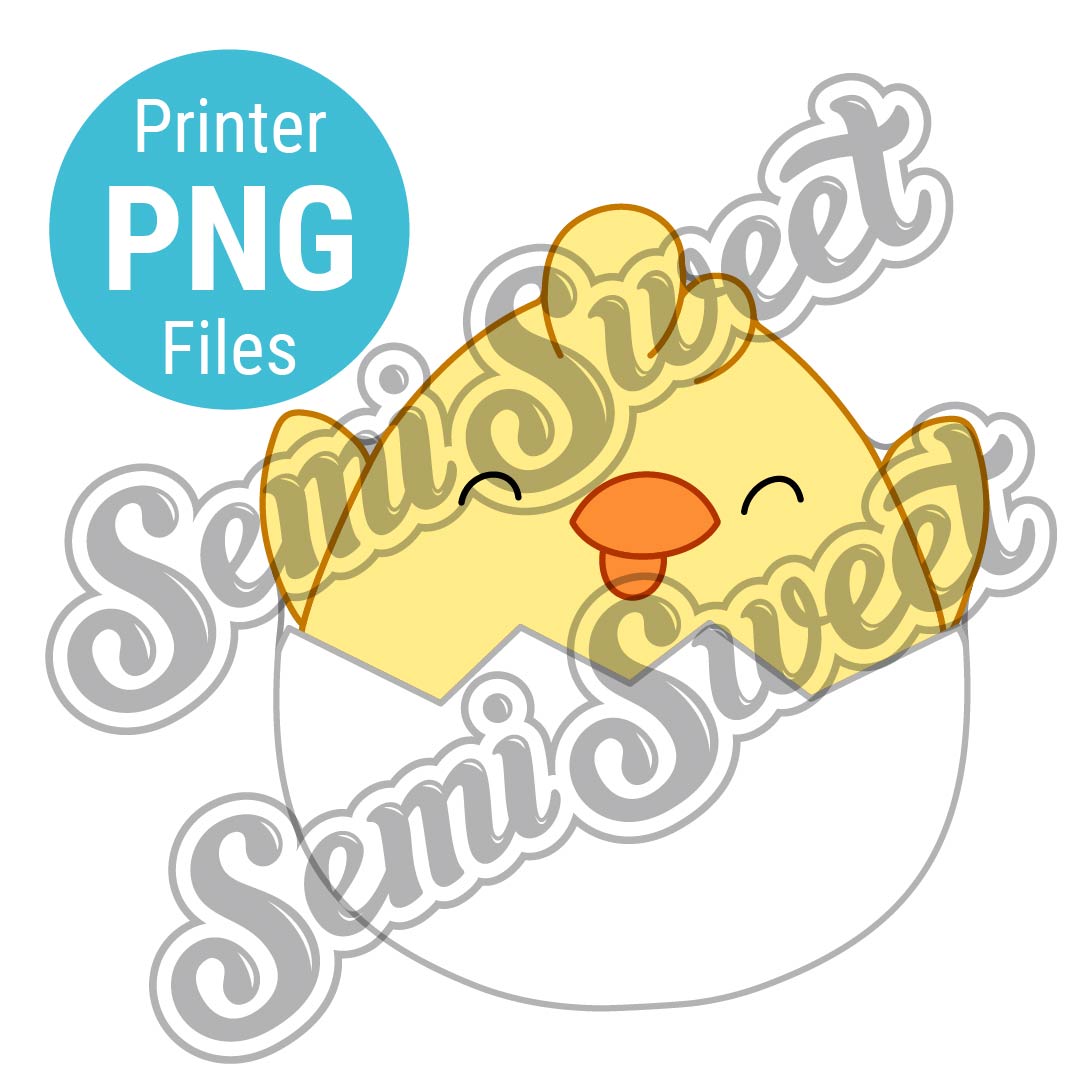 Cubby Chick in Egg - PNG Images made by Semi Sweet Designs