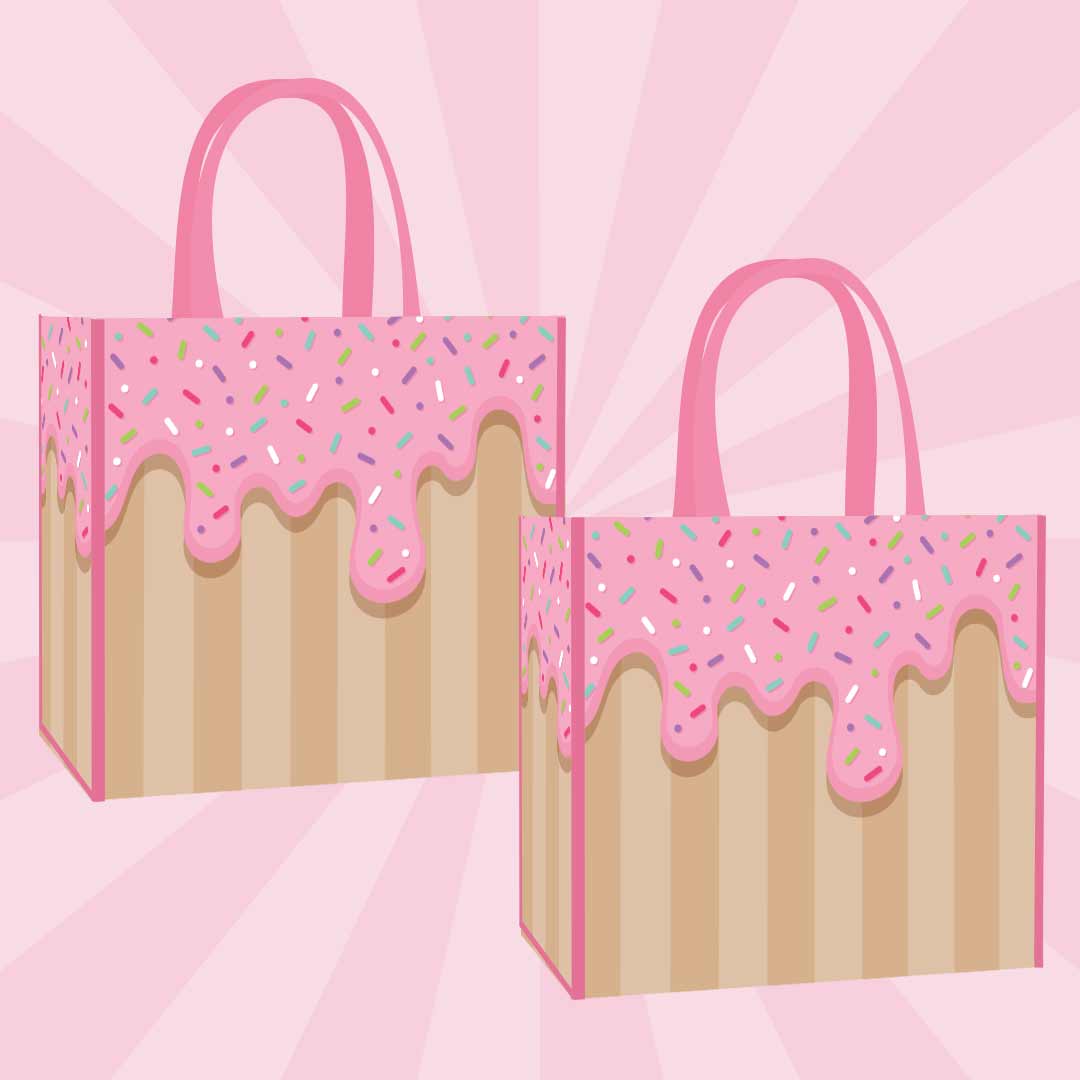 sprinkles and drips tote bag