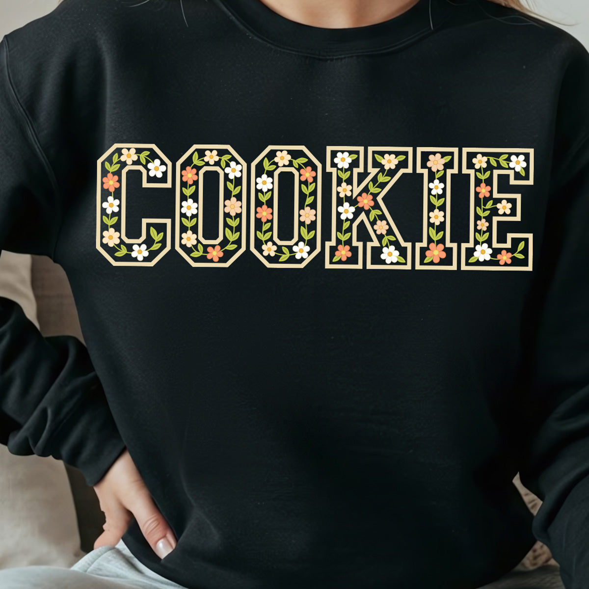 Floral Cookie Unisex Sweatshirt