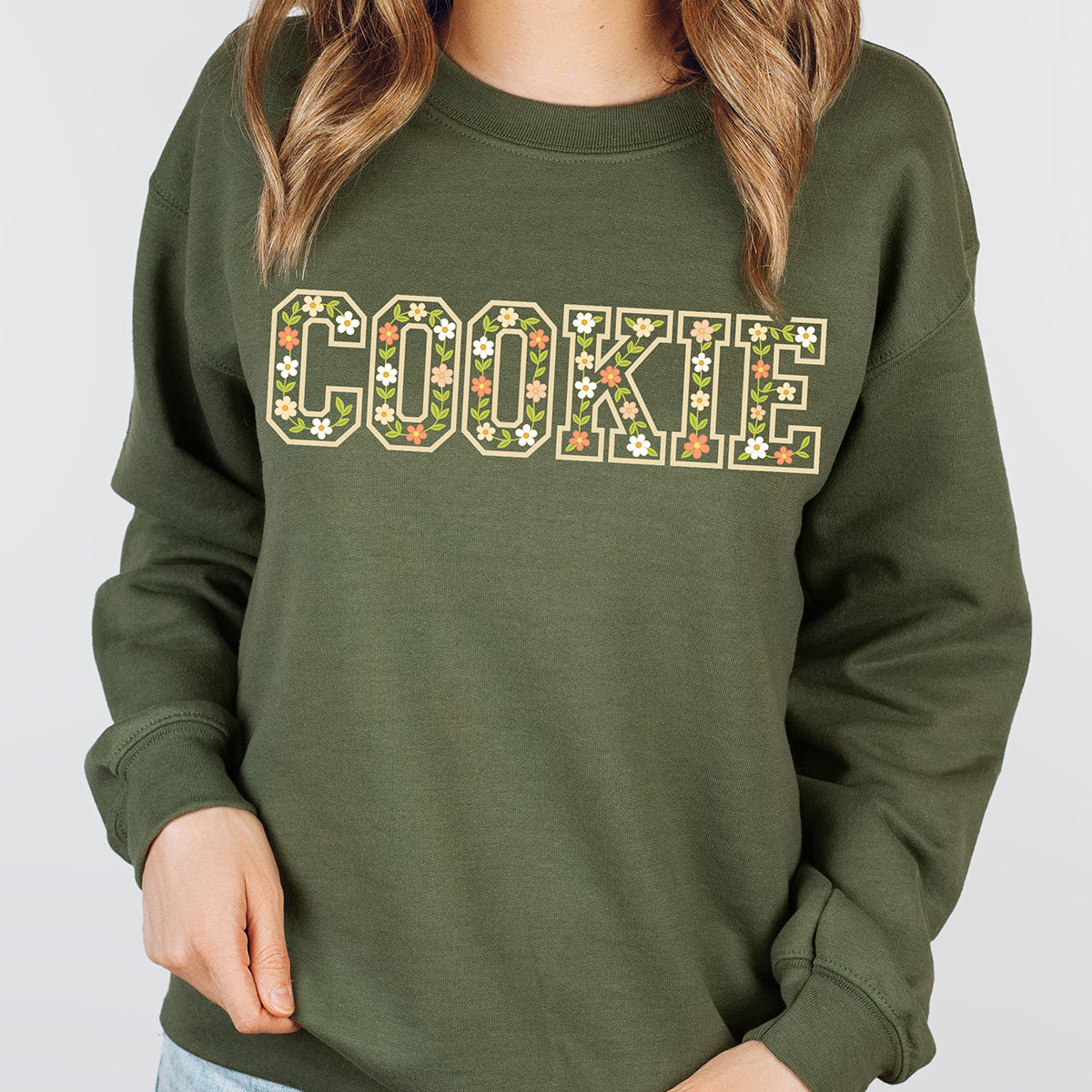 Floral Cookie Unisex Sweatshirt