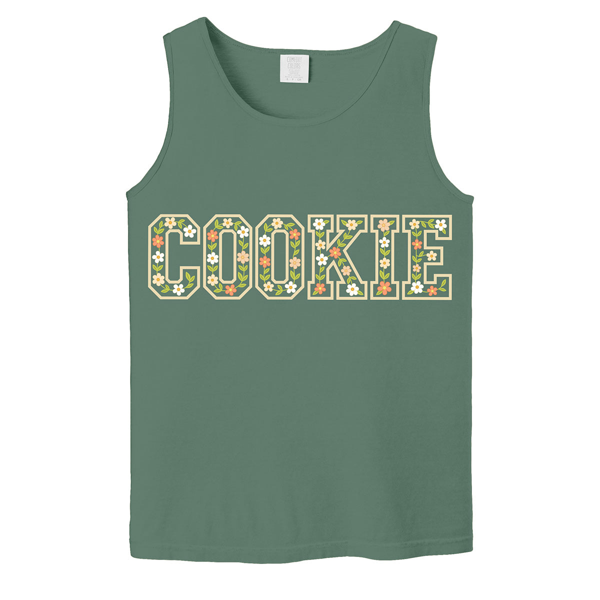 Floral Cookie Unisex Tank Top