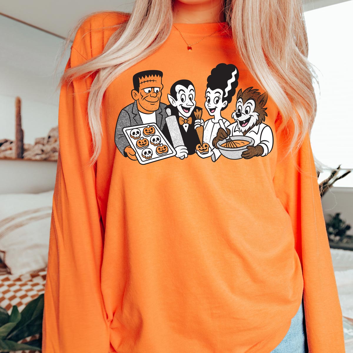 Cookie Monsters Unisex Long Sleeve T-Shirt