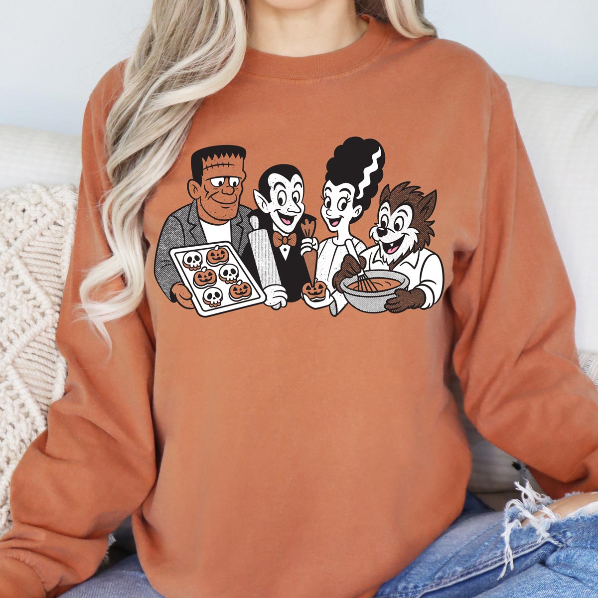 Cookie Monsters Unisex Long Sleeve T-Shirt