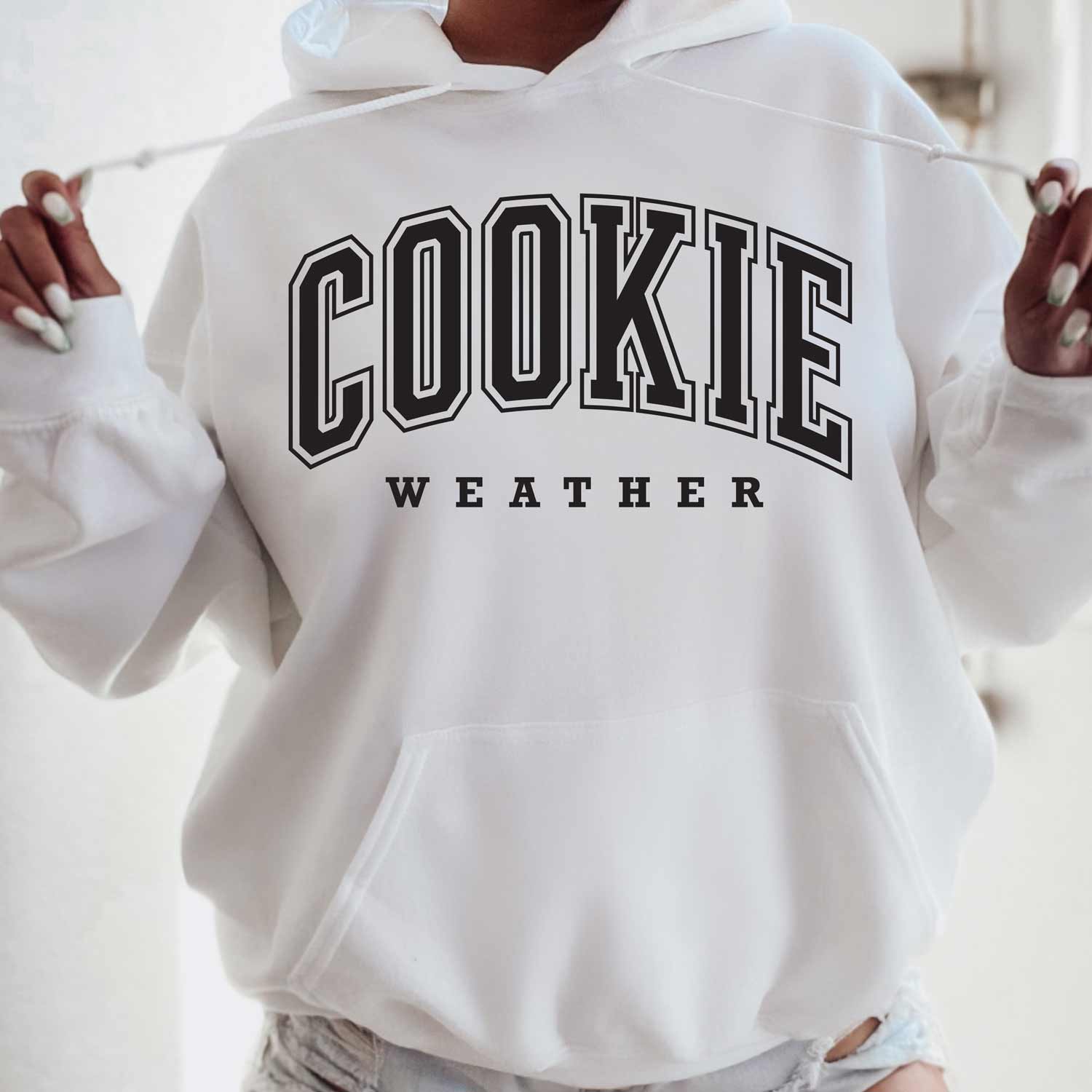 Cookie Weather Black Ink Unisex Hoodie
