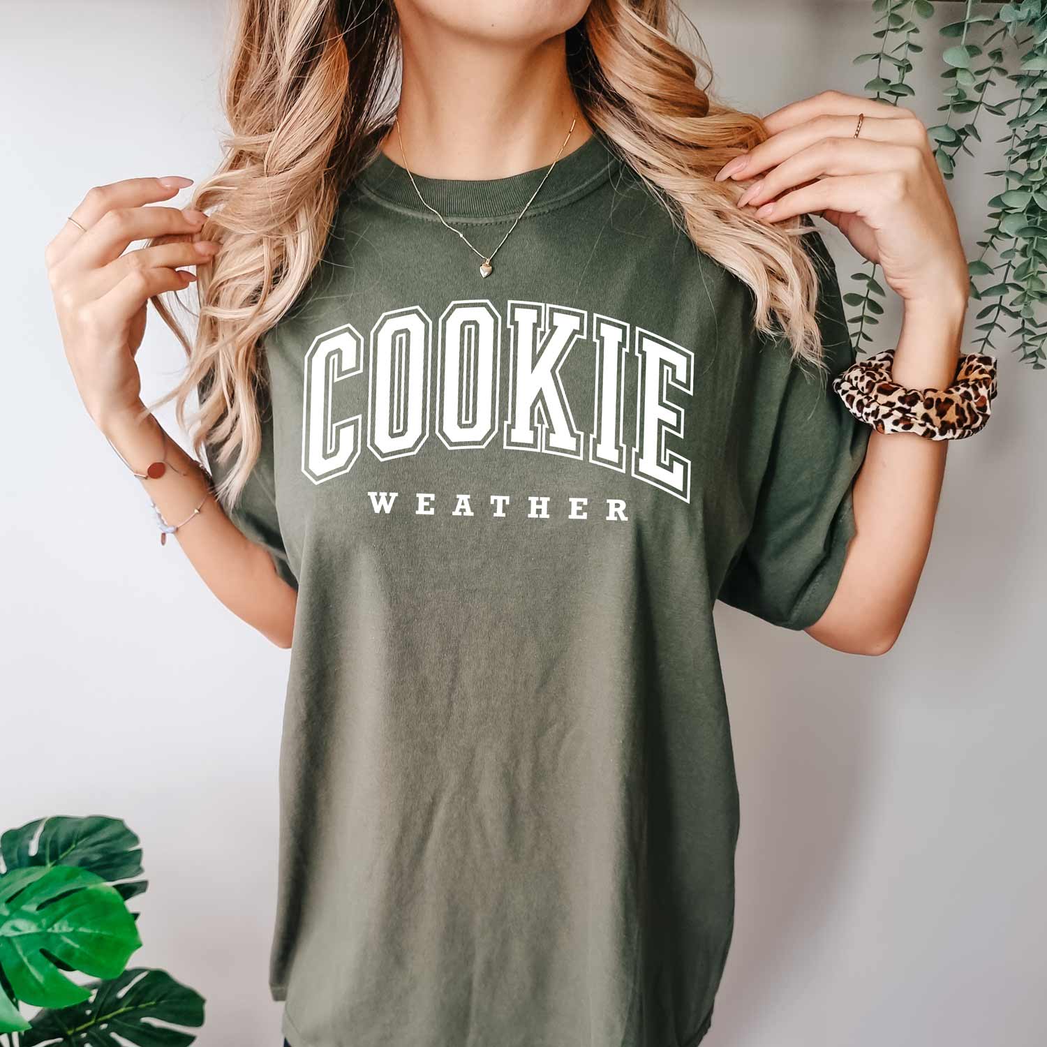 Cookie Weather White Ink Unisex T-Shirt