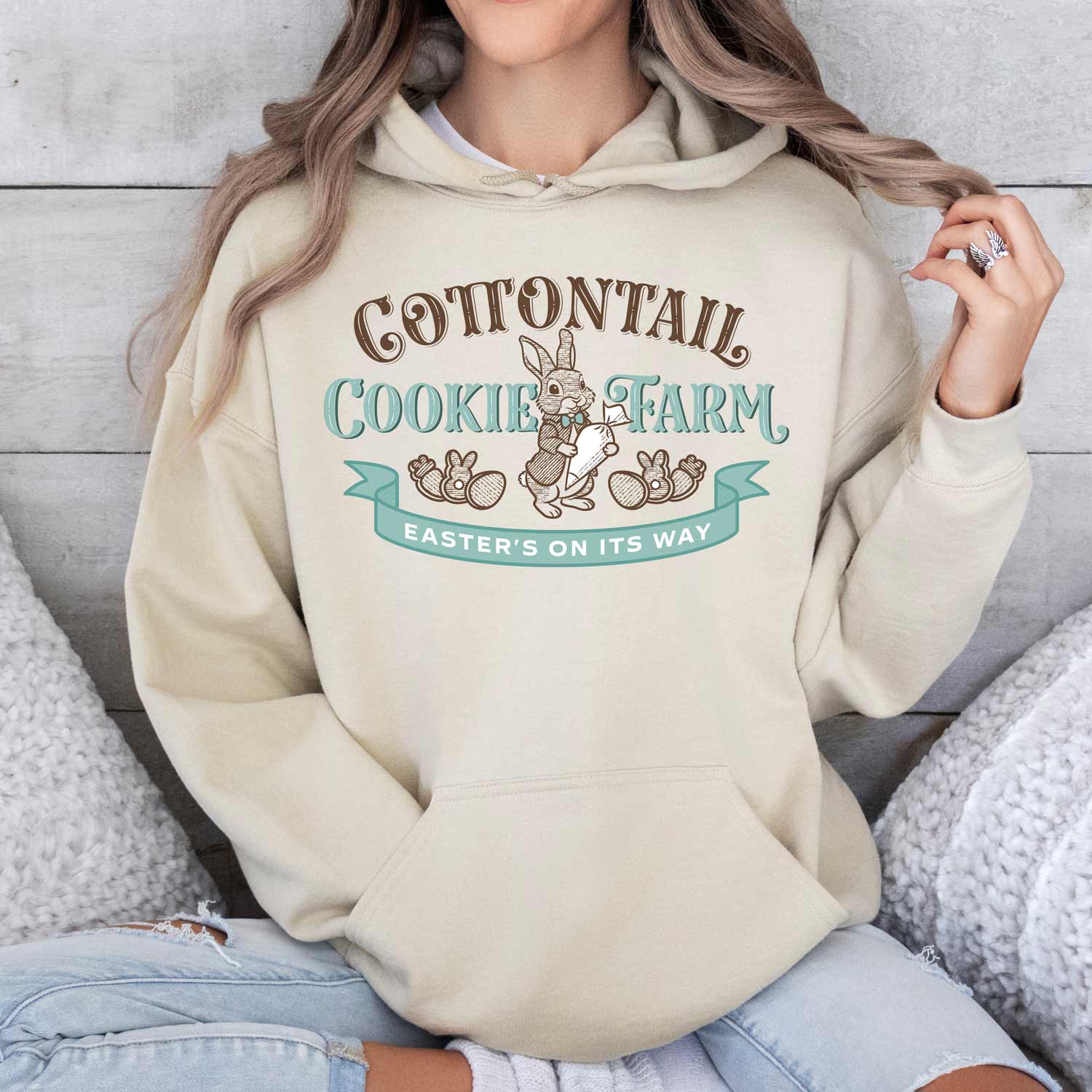 Cottontail Cookie Farm Unisex Hoodie