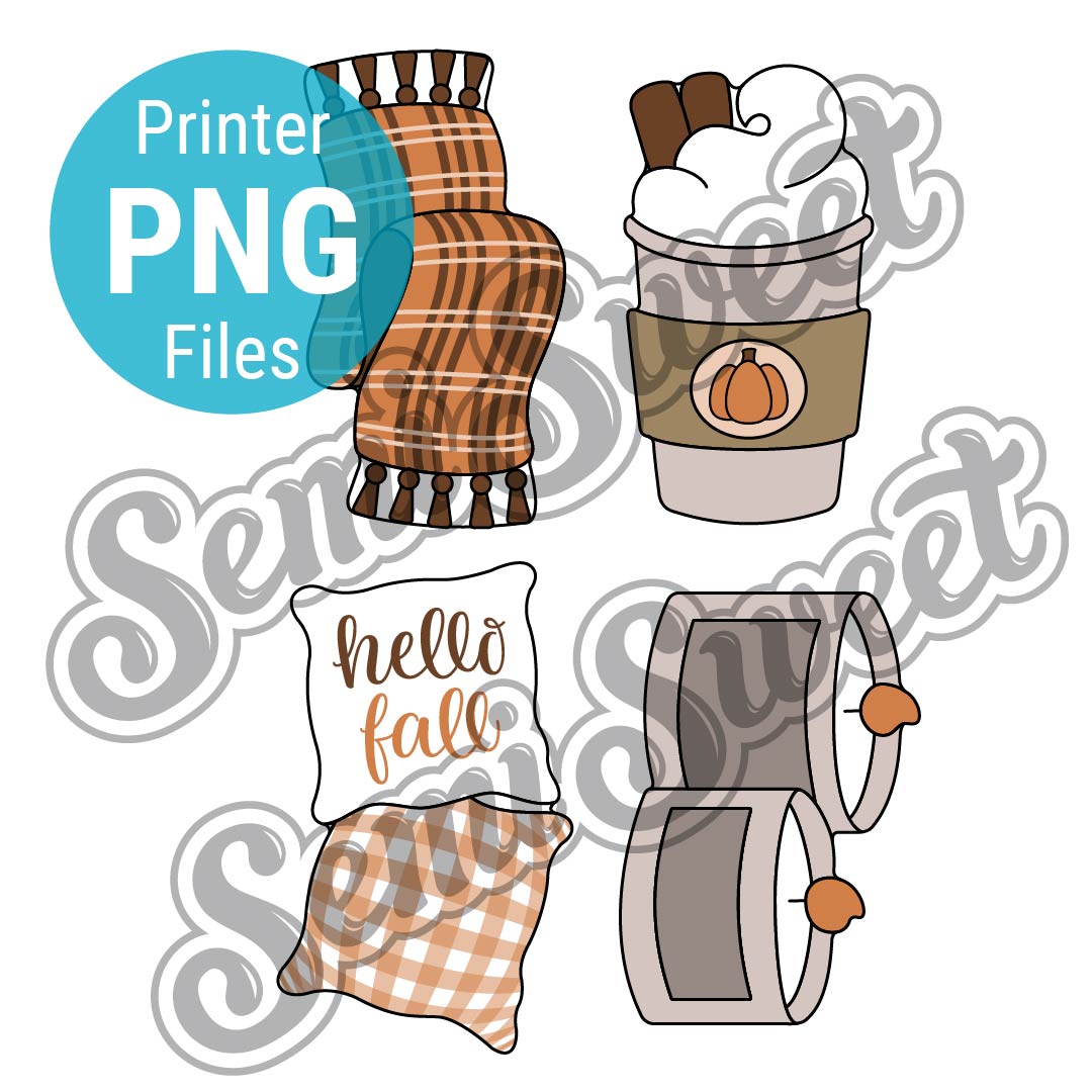 Cozy Fall Set - PNG Images