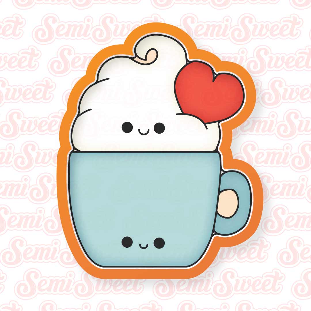 Mug with Cream Cookie Cutter | Semi Sweet Designs