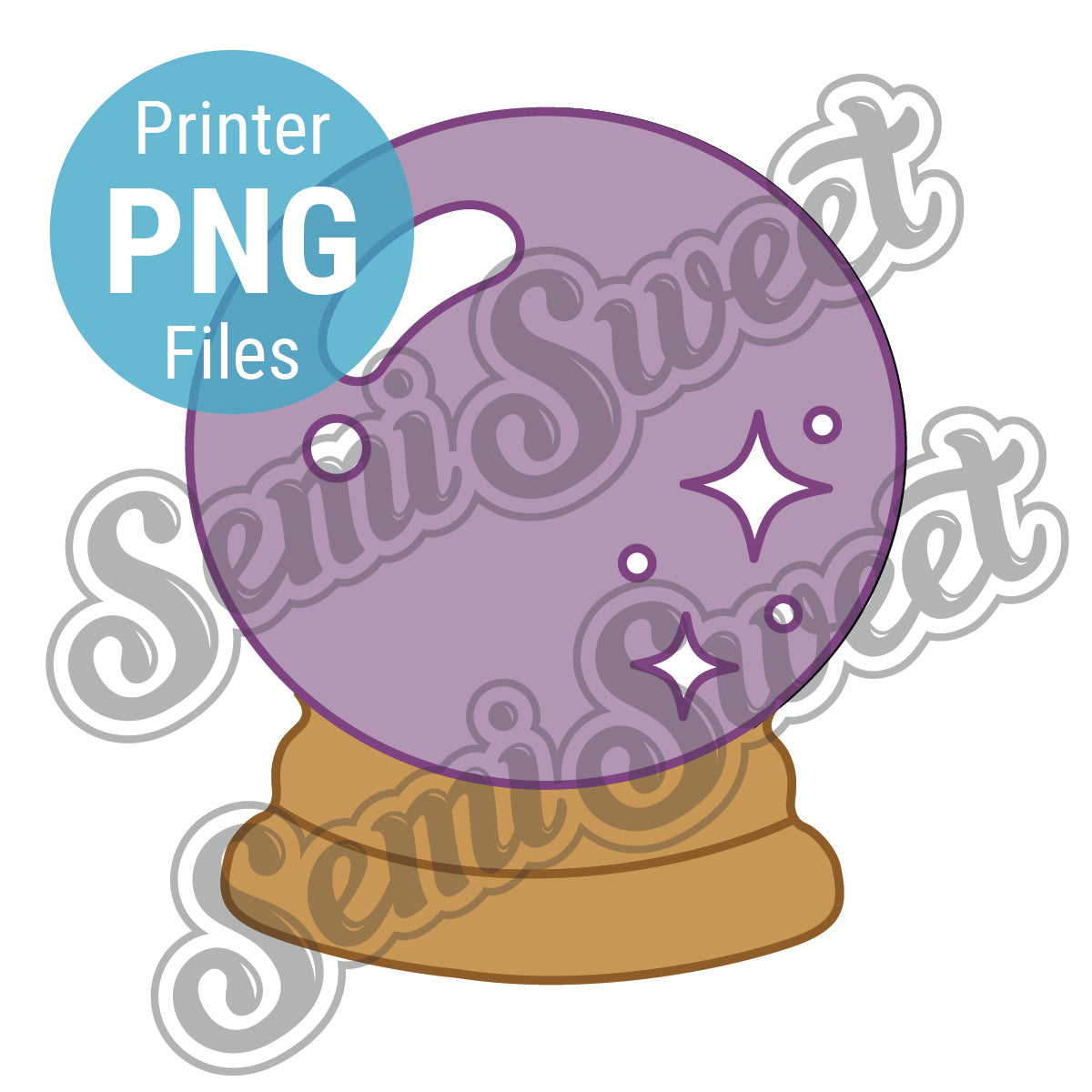 a crystal ball png made by semi sweet designs