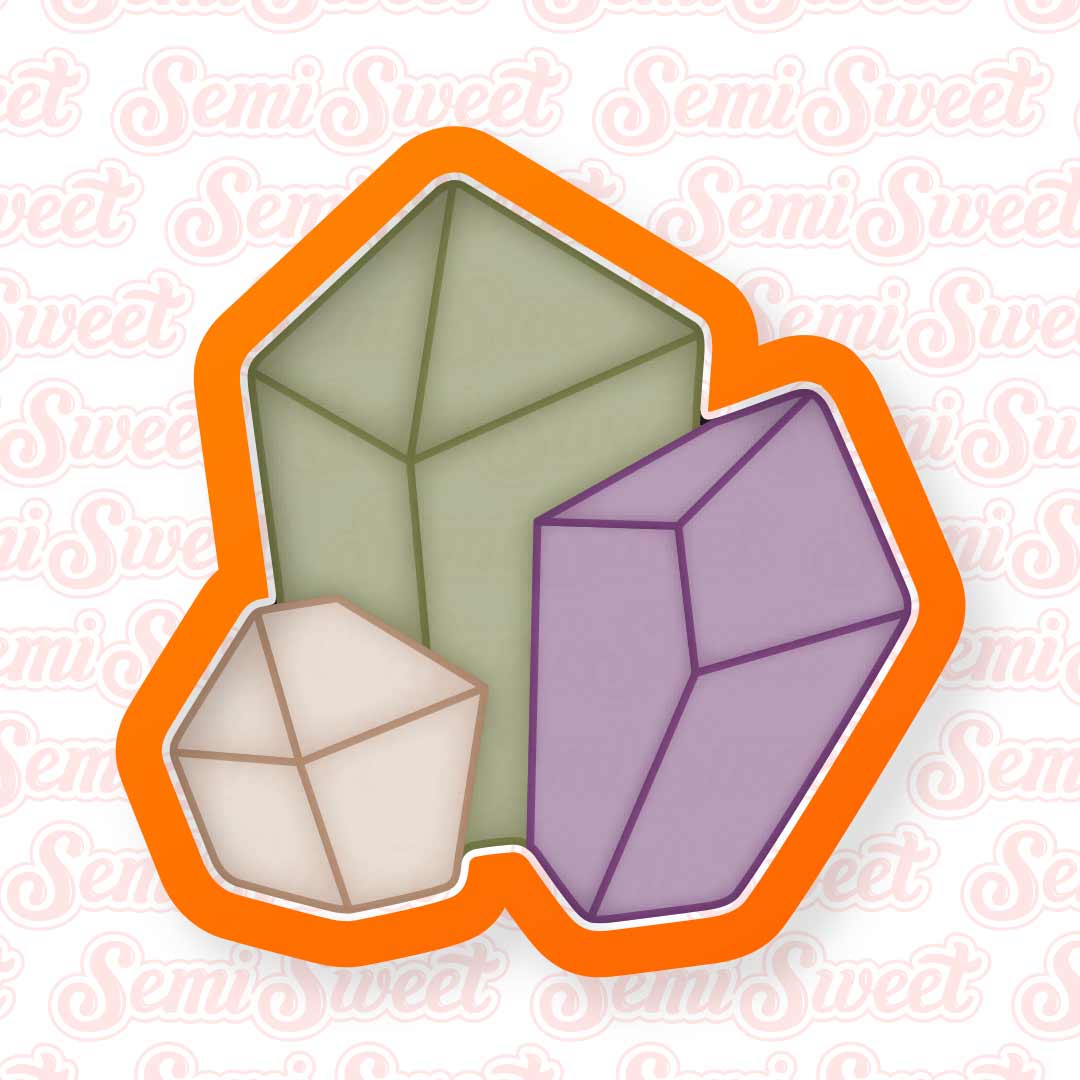 Crystal Cluster Cookie Cutter