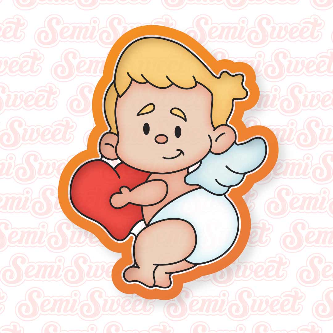 Cupid Body Cookie Cutter | Semi Sweet Designs