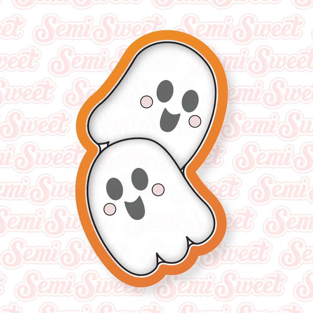 Pair of Ghosts Cookie Cutter