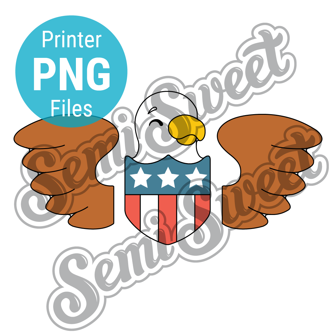 Eagle Shield Set - PNG Images | Semi Sweet Designs