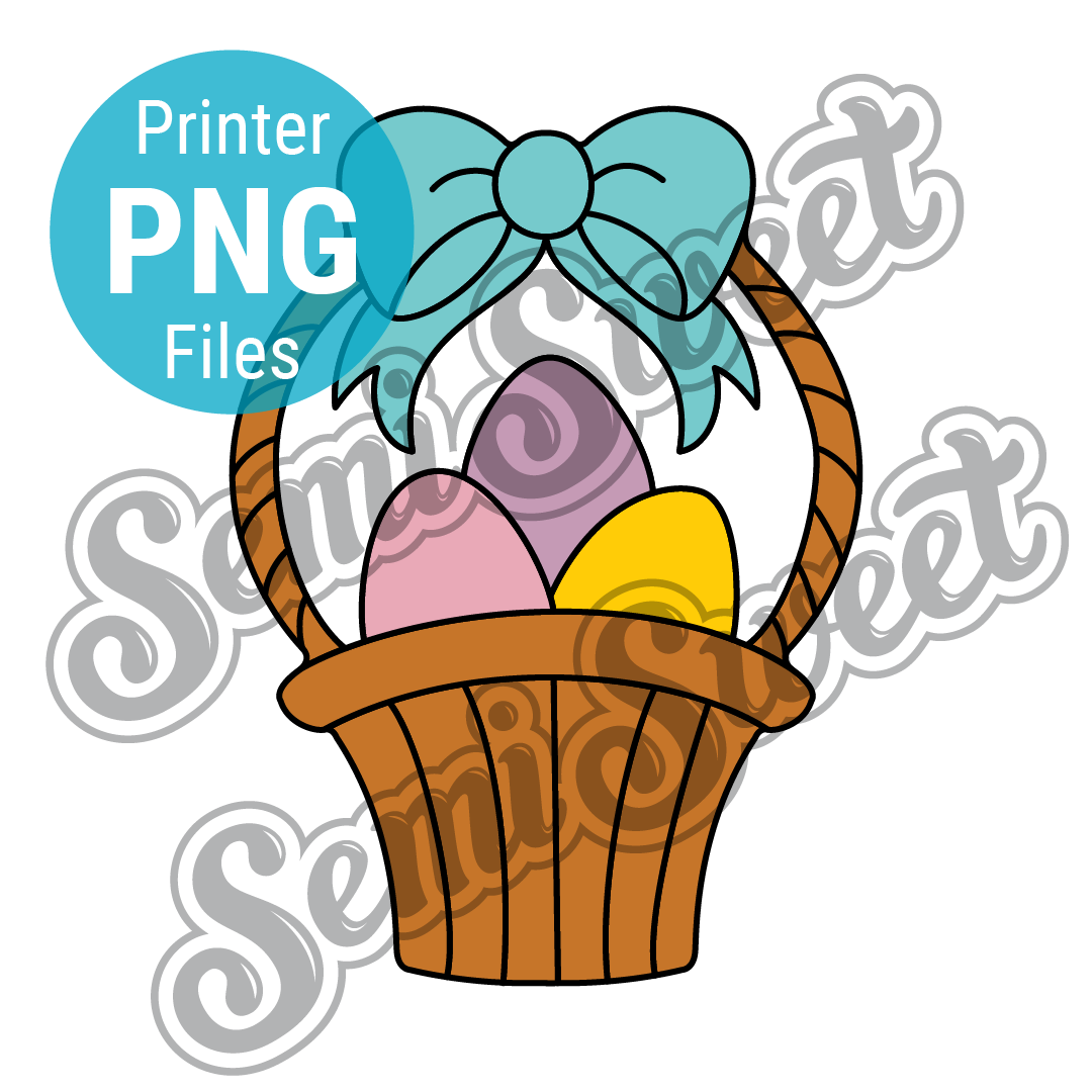 Easter Basket - PNG Images | Semi Sweet Designs