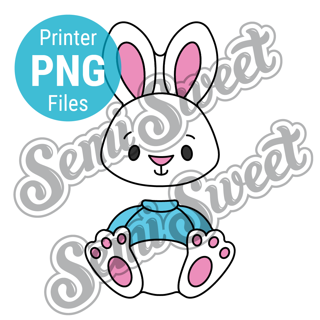 2-Piece Easter Bunny Boy - PNG Images | Semi Sweet Designs