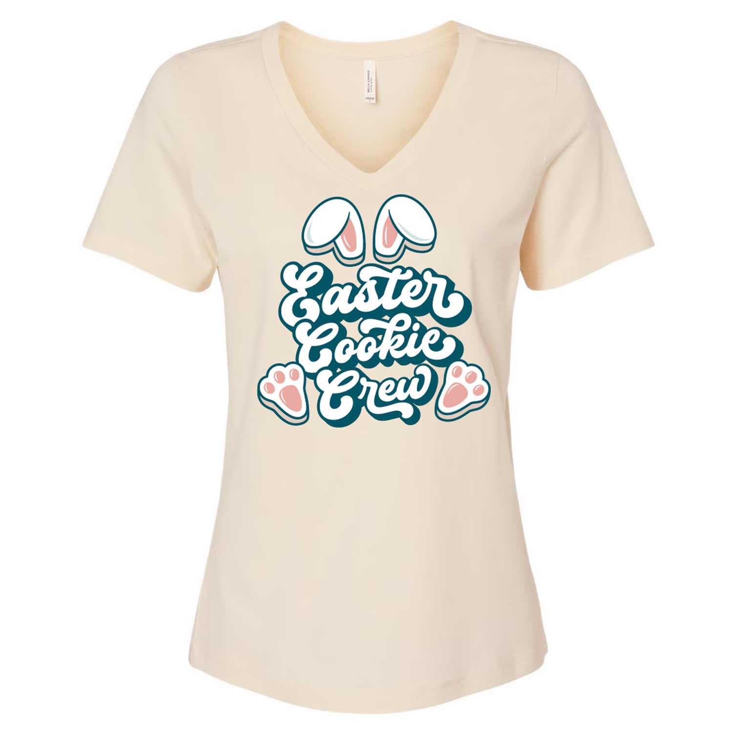 Easter Cookie Crew Ladies V-Neck T-Shirt