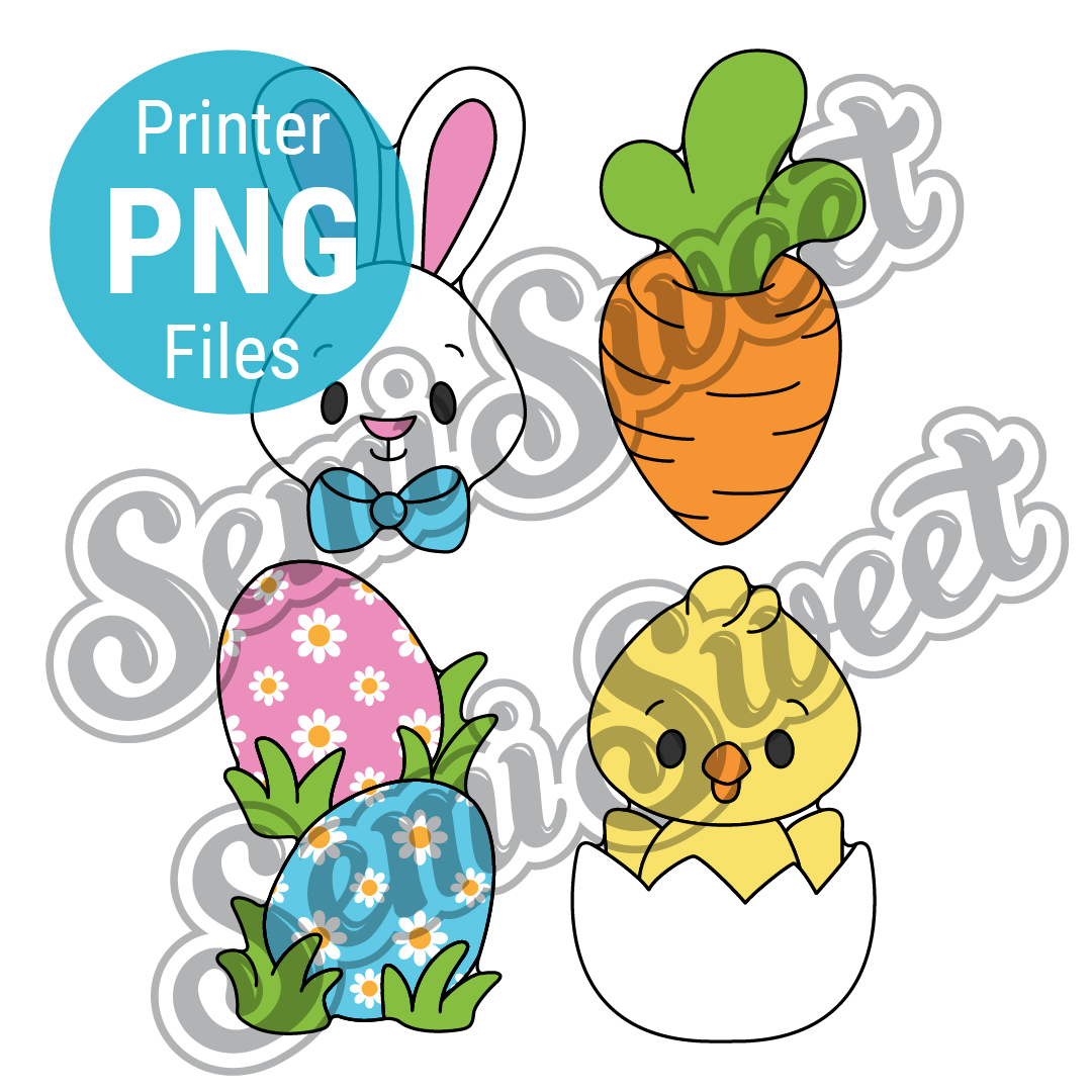 Tall Easter Set - PNG Images | Semi Sweet Designs