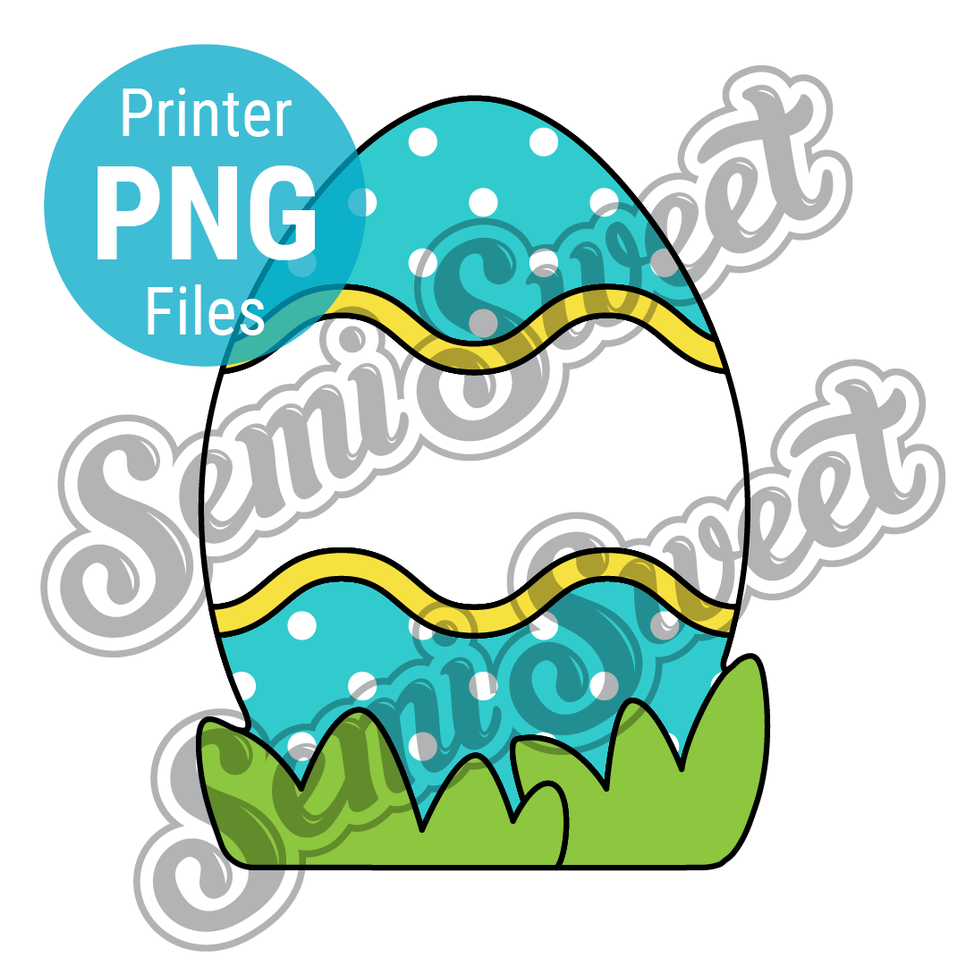 Easter Egg on Grass - PNG Images | Semi Sweet Designs