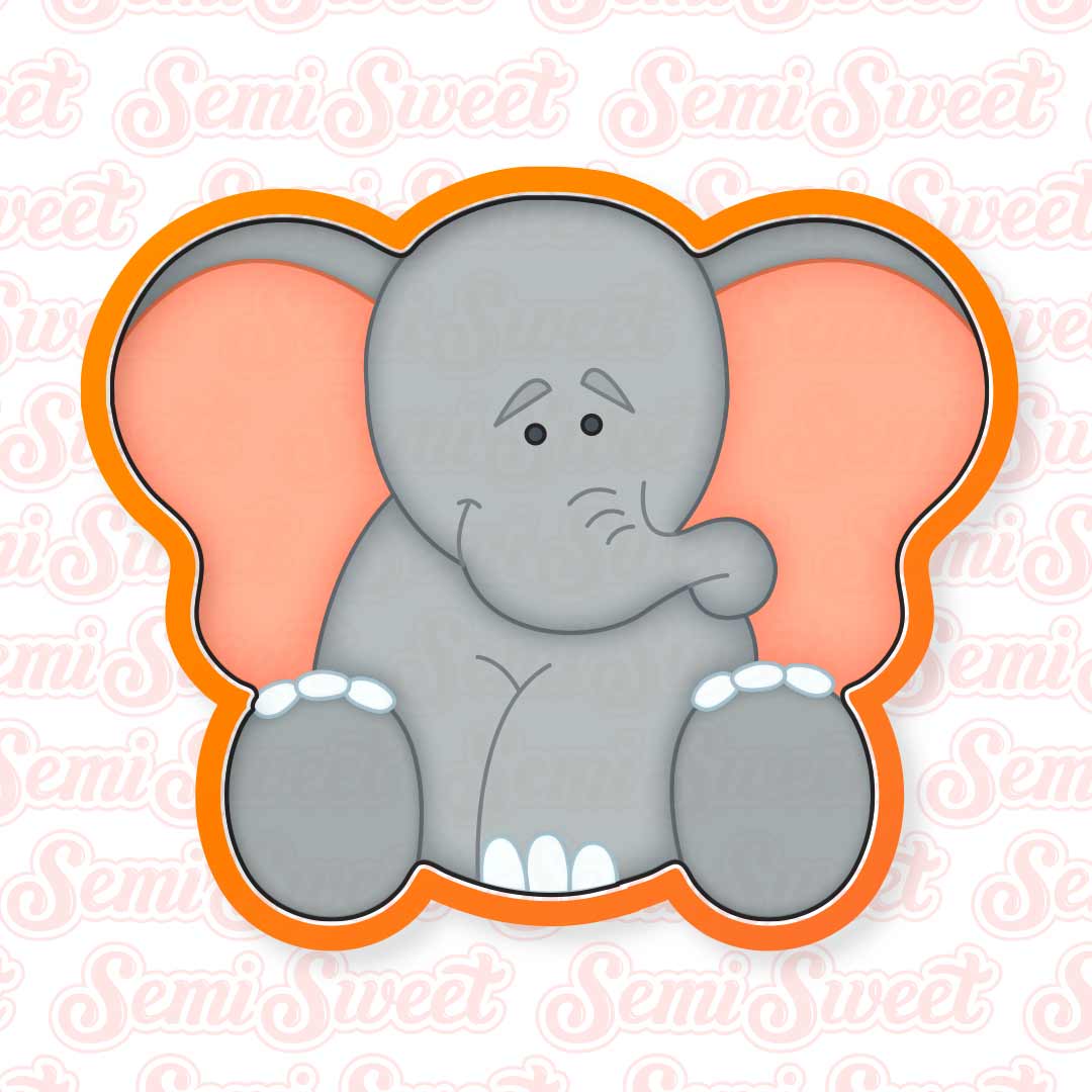 Elephant Cookie Cutter | Semi Sweet Designs