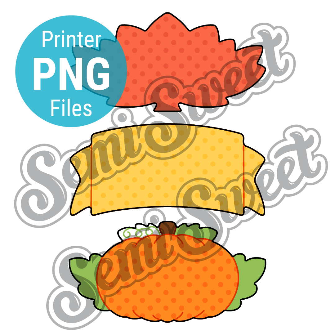 Fall Set - PNG Images | Semi Sweet Designs