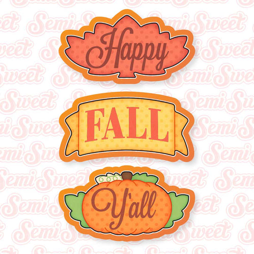 Fall Cookie Cutter Set