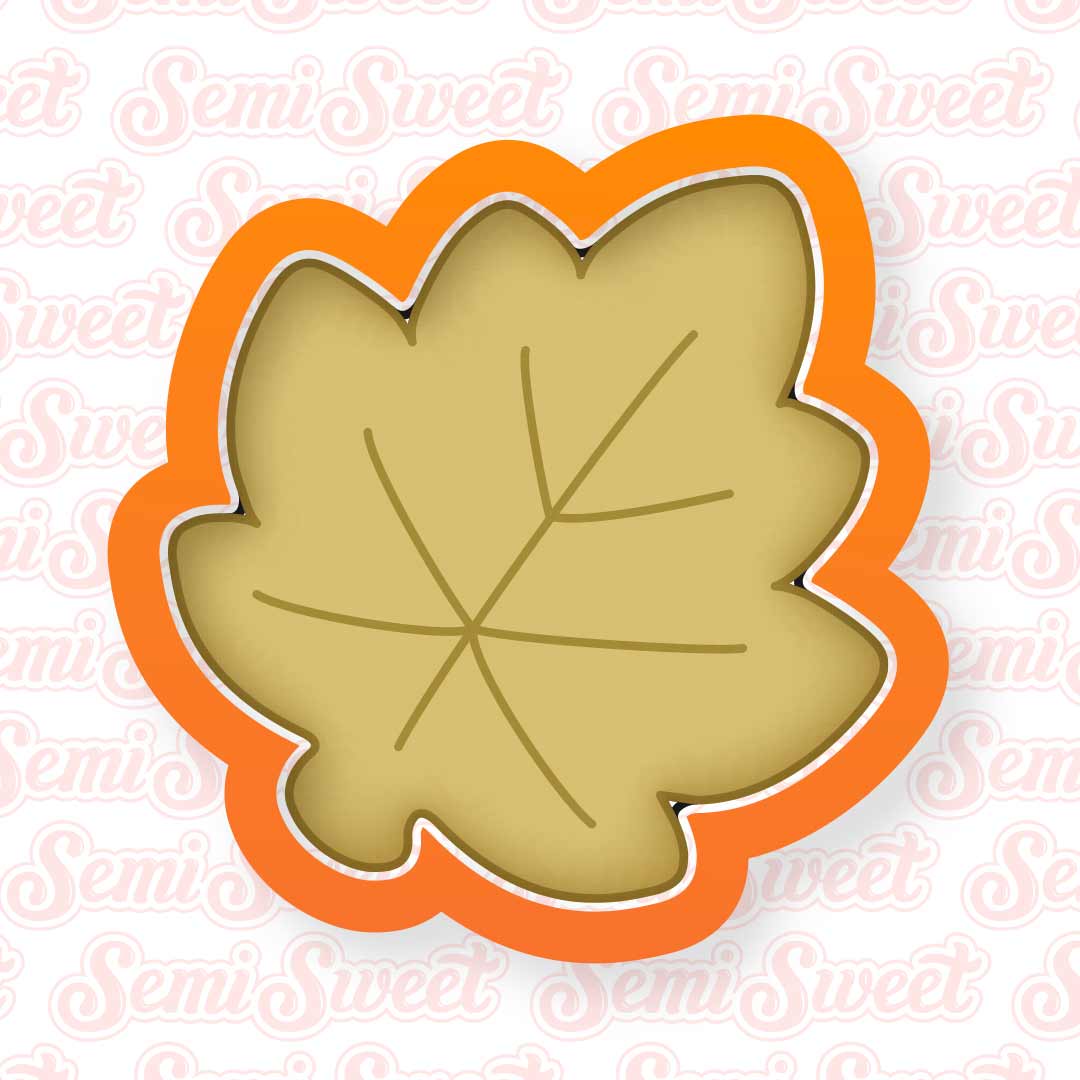 fall leaf cookie cutter
