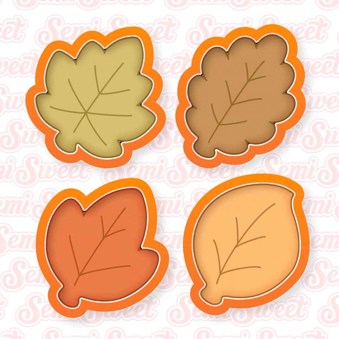 Fall Leaves Cookie Cutter Set