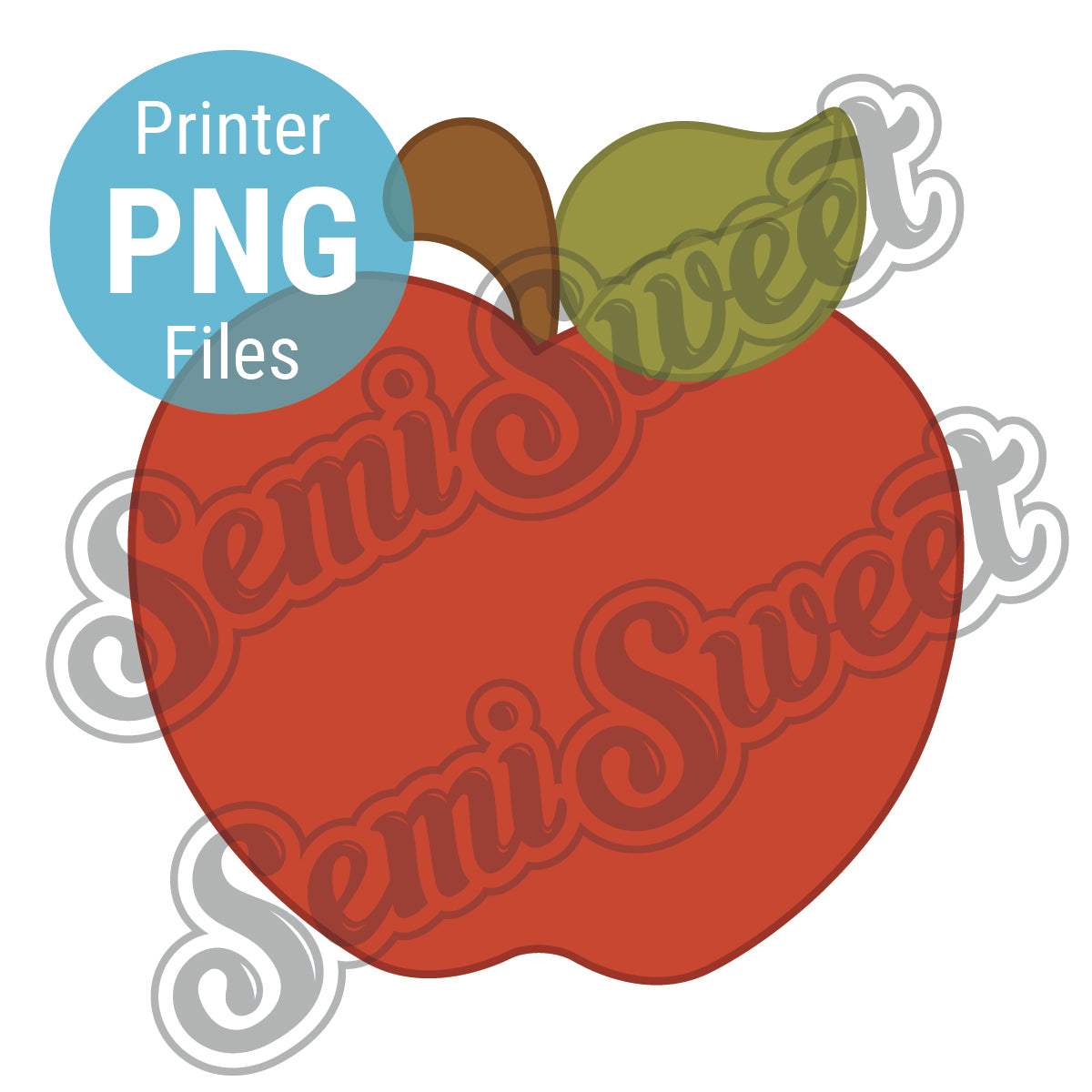 a farm apple png made by semi sweet designs
