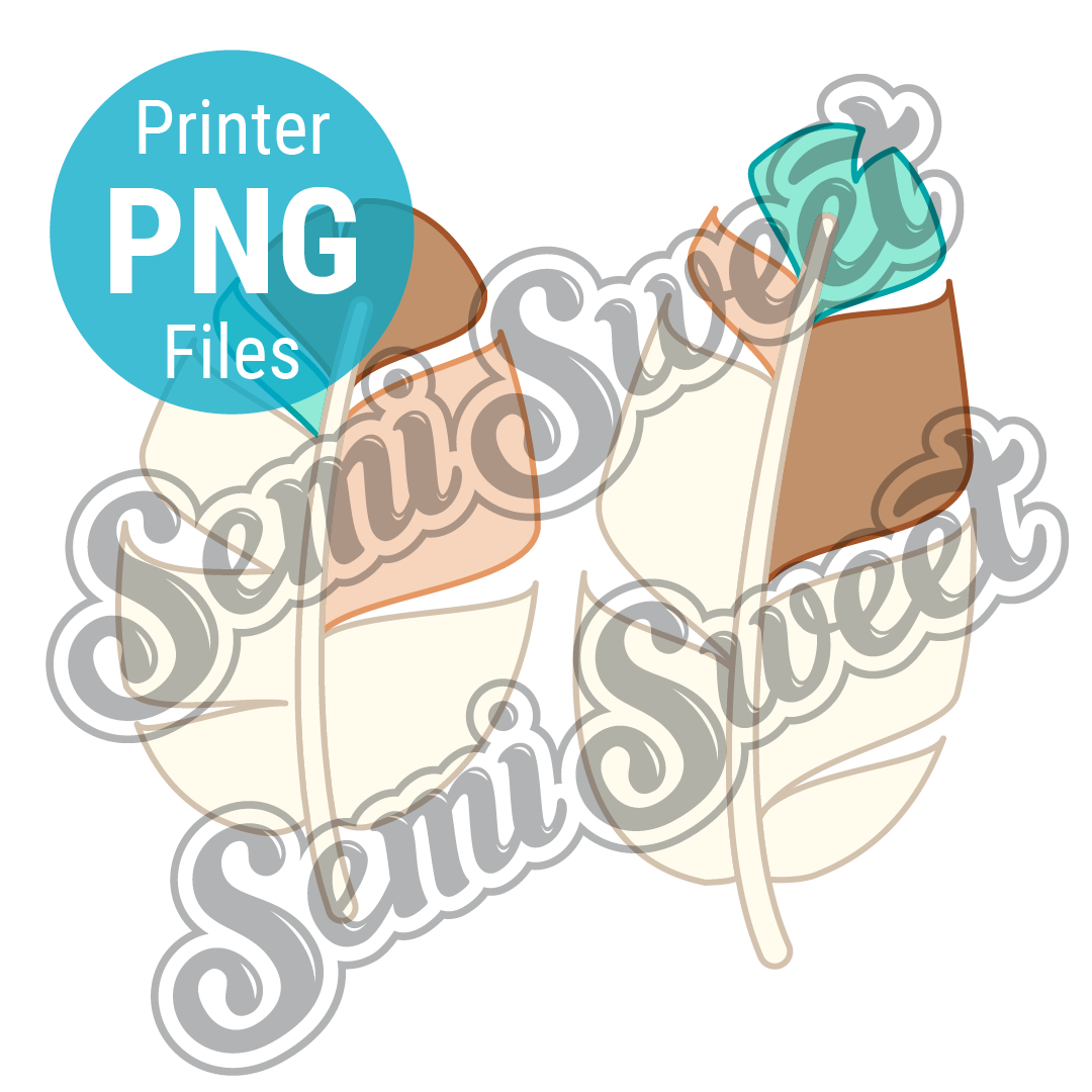 Feather Set - PNG Images | Semi Sweet Designs