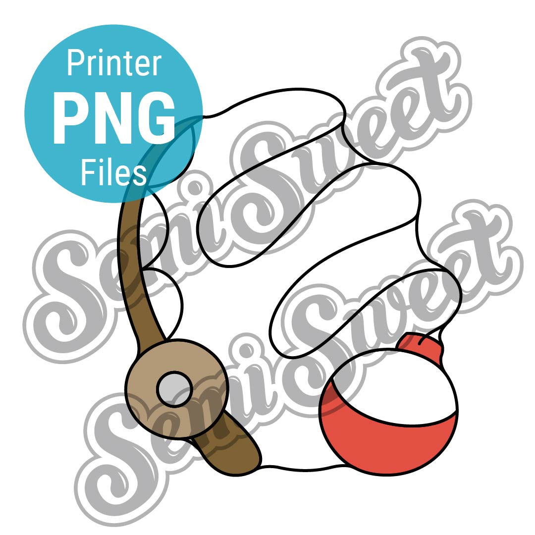 Fishing Pole - PNG Images | Semi Sweet Designs