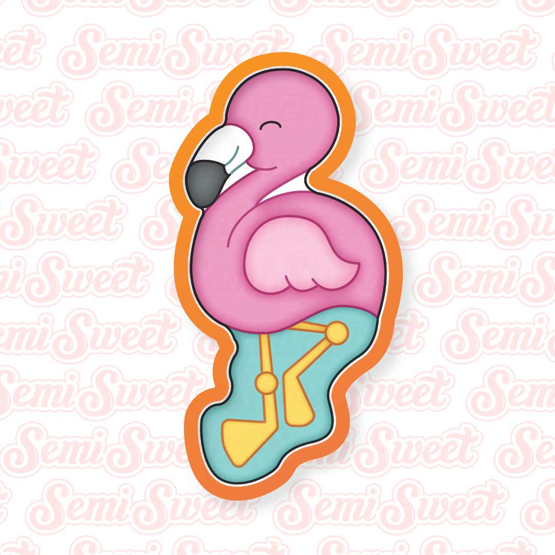 Flamingo Cookie Cutter | Semi Sweet Designs