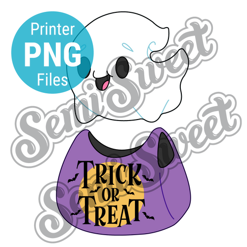 2-Piece Flying Ghost Set - PNG Images