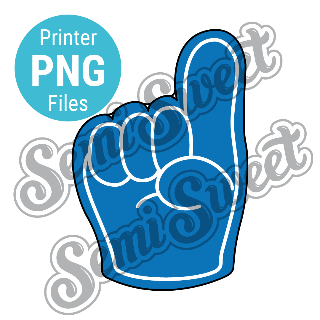 Foam Finger - PNG Images | Semi Sweet Designs