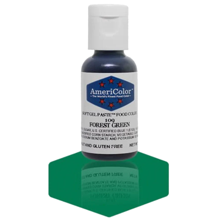 Americolor Soft Gel Paste - Forest Green - Food Coloring