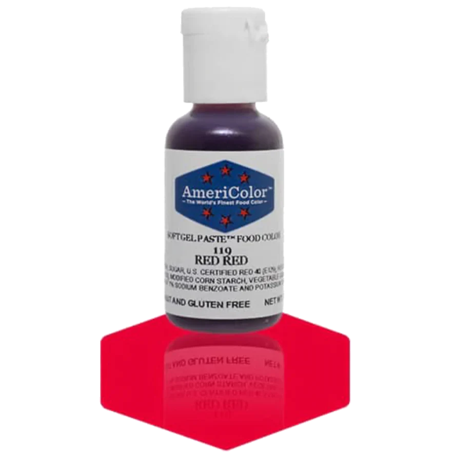 Americolor Soft Gel Paste - Red Red - Food Coloring