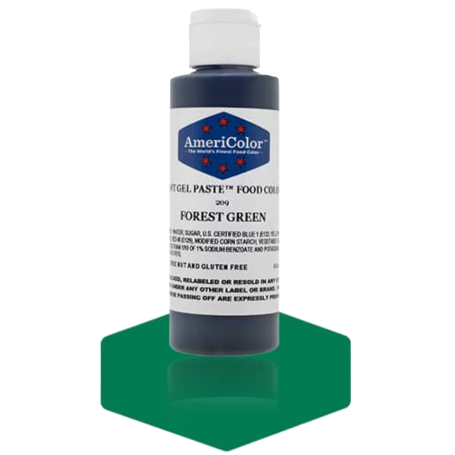 Americolor Soft Gel Paste - Forest Green - Food Coloring