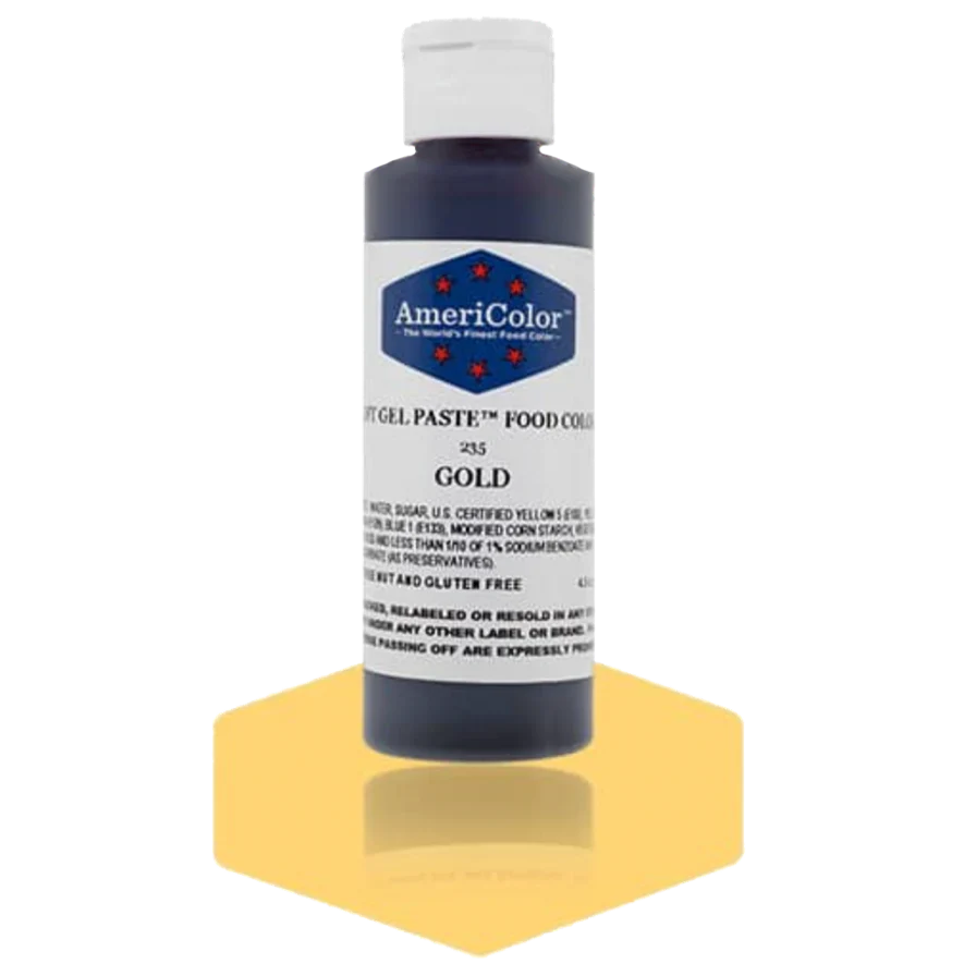 Americolor Soft Gel Paste - Gold - Food Coloring