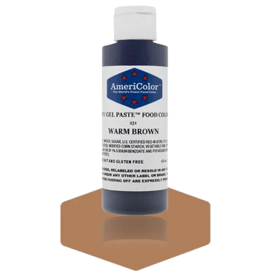 Americolor Soft Gel Paste - Warm Brown - Food Coloring