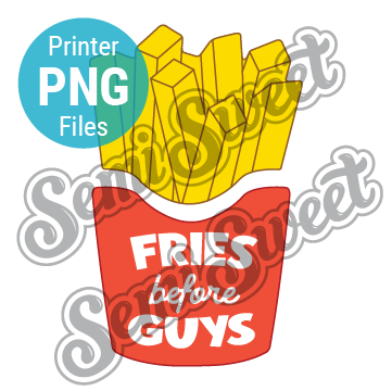 2-Pc French Fries Set - PNG Images | Semi Sweet Designs