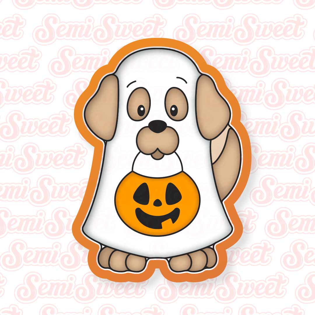 Halloween Ghost Dog Cookie Cutter