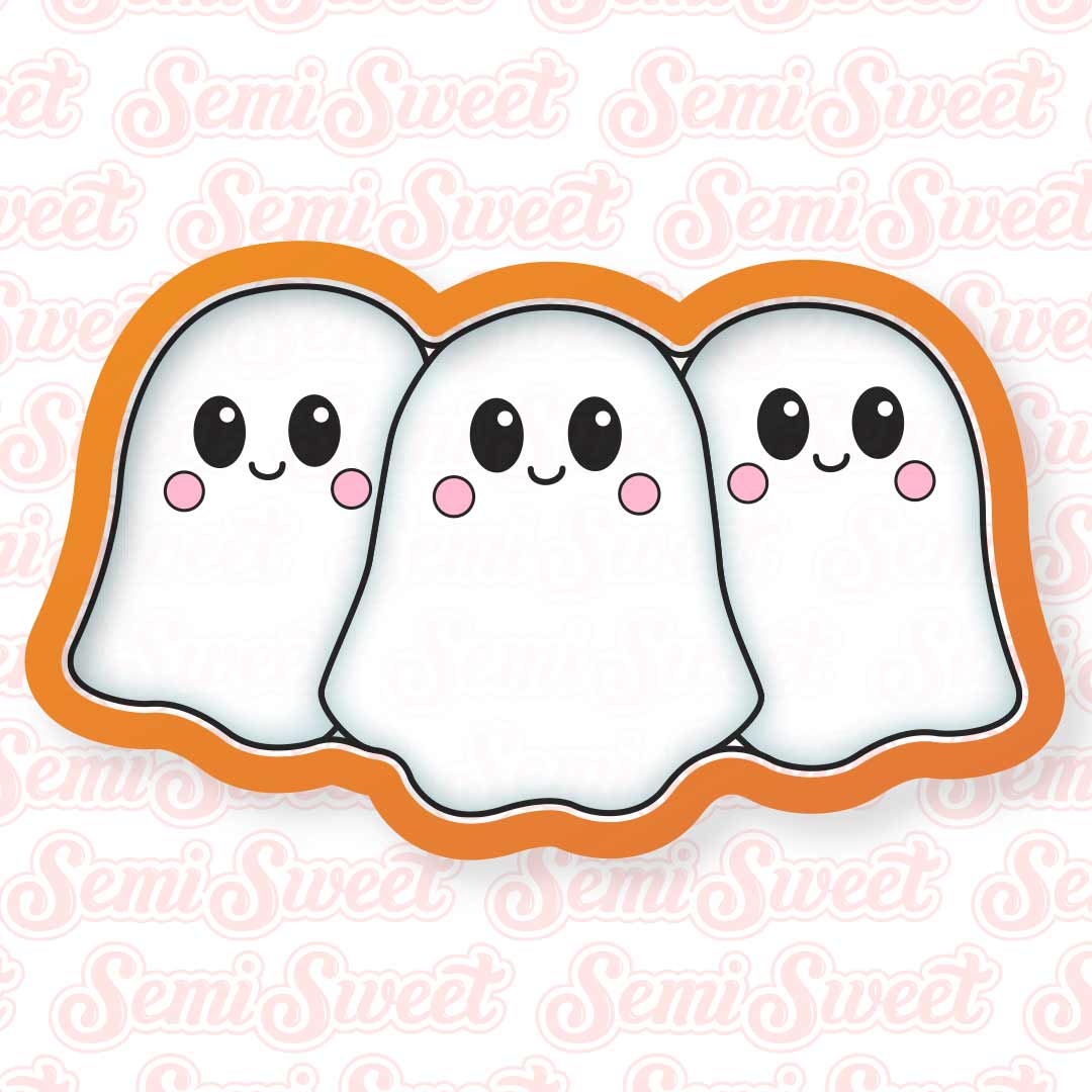 Ghost Trio Cookie Cutter